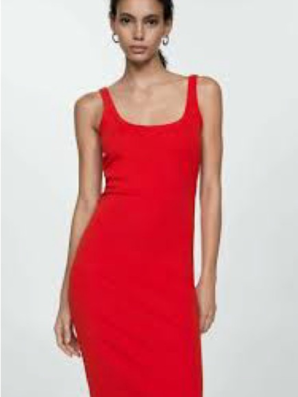 Mango MNG Red Bodycon Dress - Women S